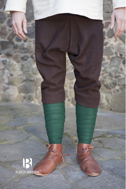 Pantalones de lana tipo Thorberg Fenris - Marrón