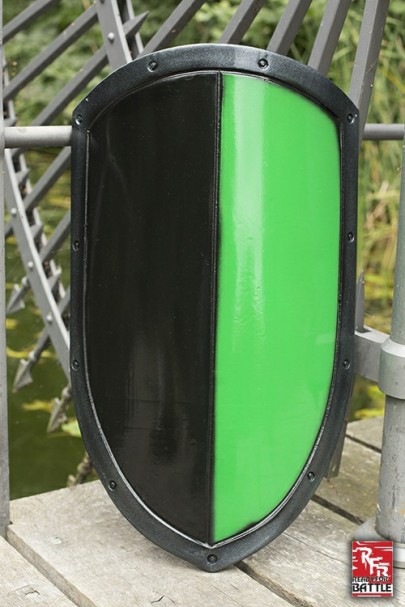 Escudo de Vértice en Negro y Verde