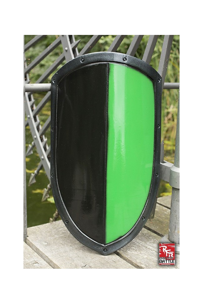 Escudo de Vértice en Negro y Verde