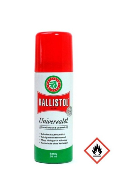Ballistol Universal Oil Spray, 50 ml aerosol can