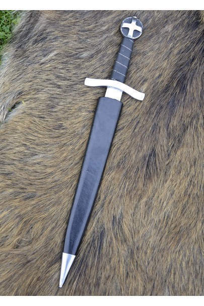 Crusader Dagger with scabbard, practical blunt, light combat version, SK-C