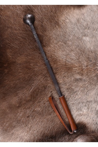 Steel Mace with Leather Grip