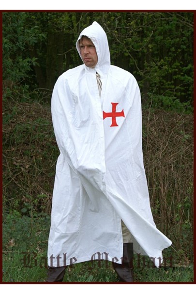 Templar's cloak made of cotton