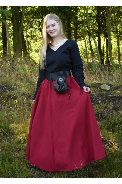 Medieval Ladies skirt, red