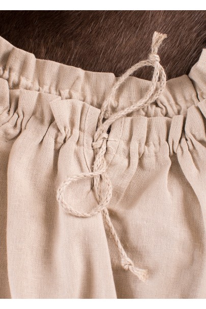 Long Bodice Blouse, Linen, natural-coloured