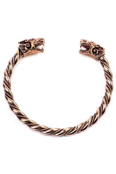 Viking Fenris Bracelet, Bronze, small