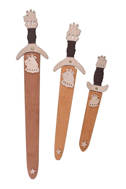 Children Knight's Sword Löwenstein, Wooden Toy, approx. 65 cm