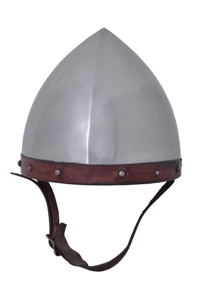 Archer Domed Helmet, 1.6 mm steel with leather liner