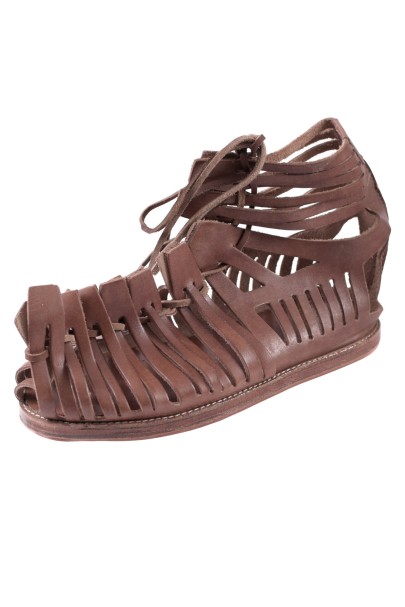 Roman sandals, caligae, brown