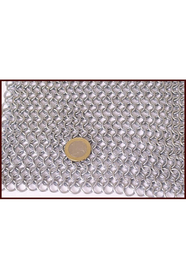 1kg package lose chain mail rings, ID8mm, zinc plated