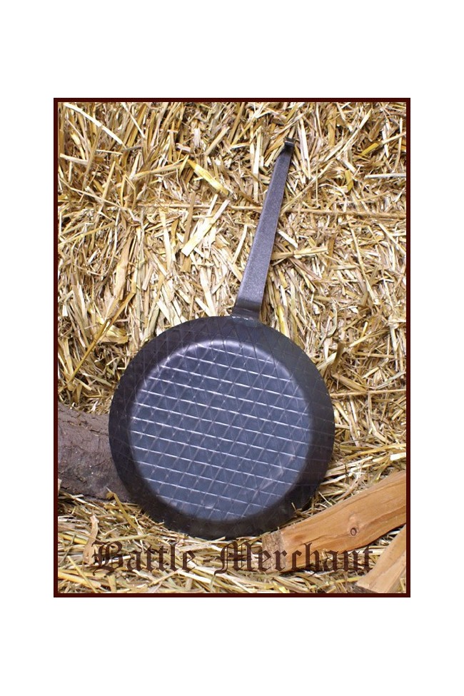 Frying pan with forged hook handle, approx. 28 cm