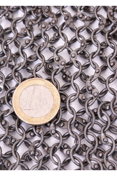RRR chain mail square piece (8, 20cm), ID8mm, natural"