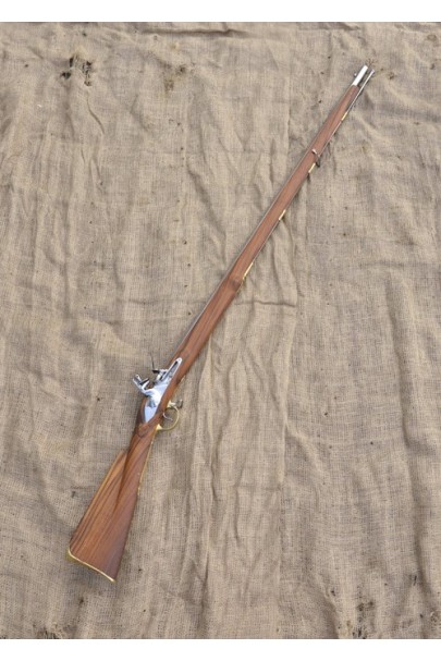 British Brown Bess Musket,  1st model, 1742, 46 barrel, steel ramrod"