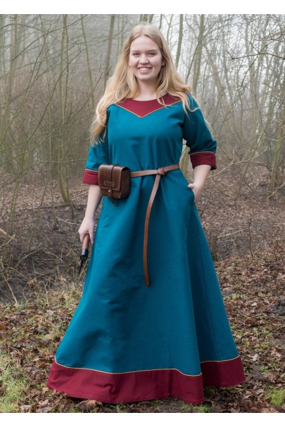 Gesine Vestido Medieval - Azul